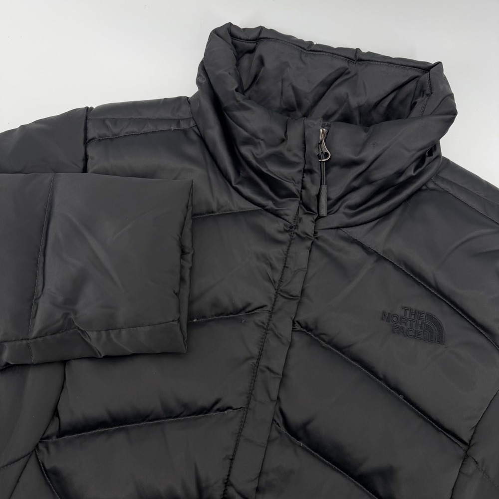 The North Face Aconcagua Puffer Jacket Womens M Black 550 Goose Down Insulated